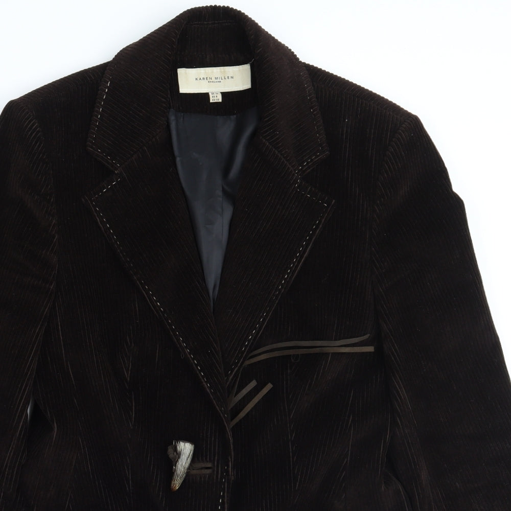 Karen Millen Womens Brown   Jacket Blazer Size 12