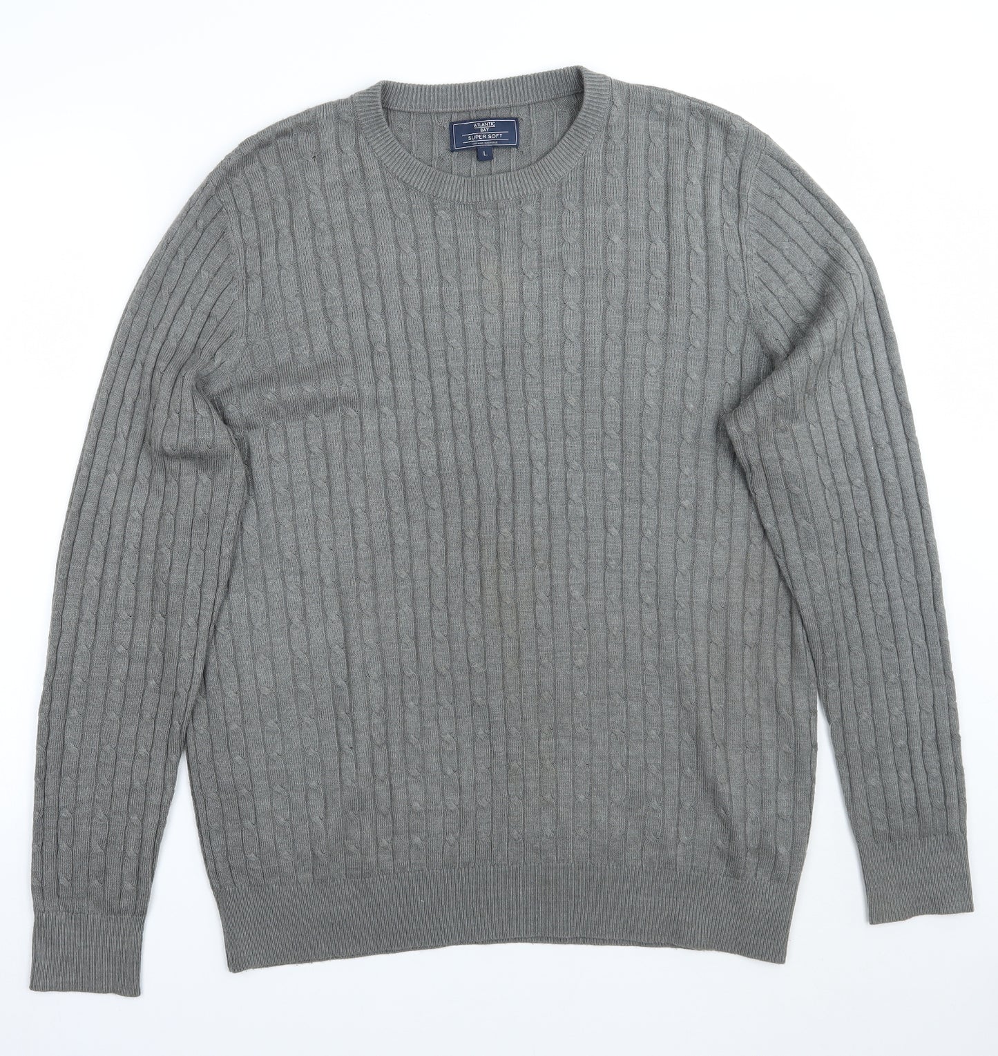 BHS Mens Grey   Pullover Jumper Size L