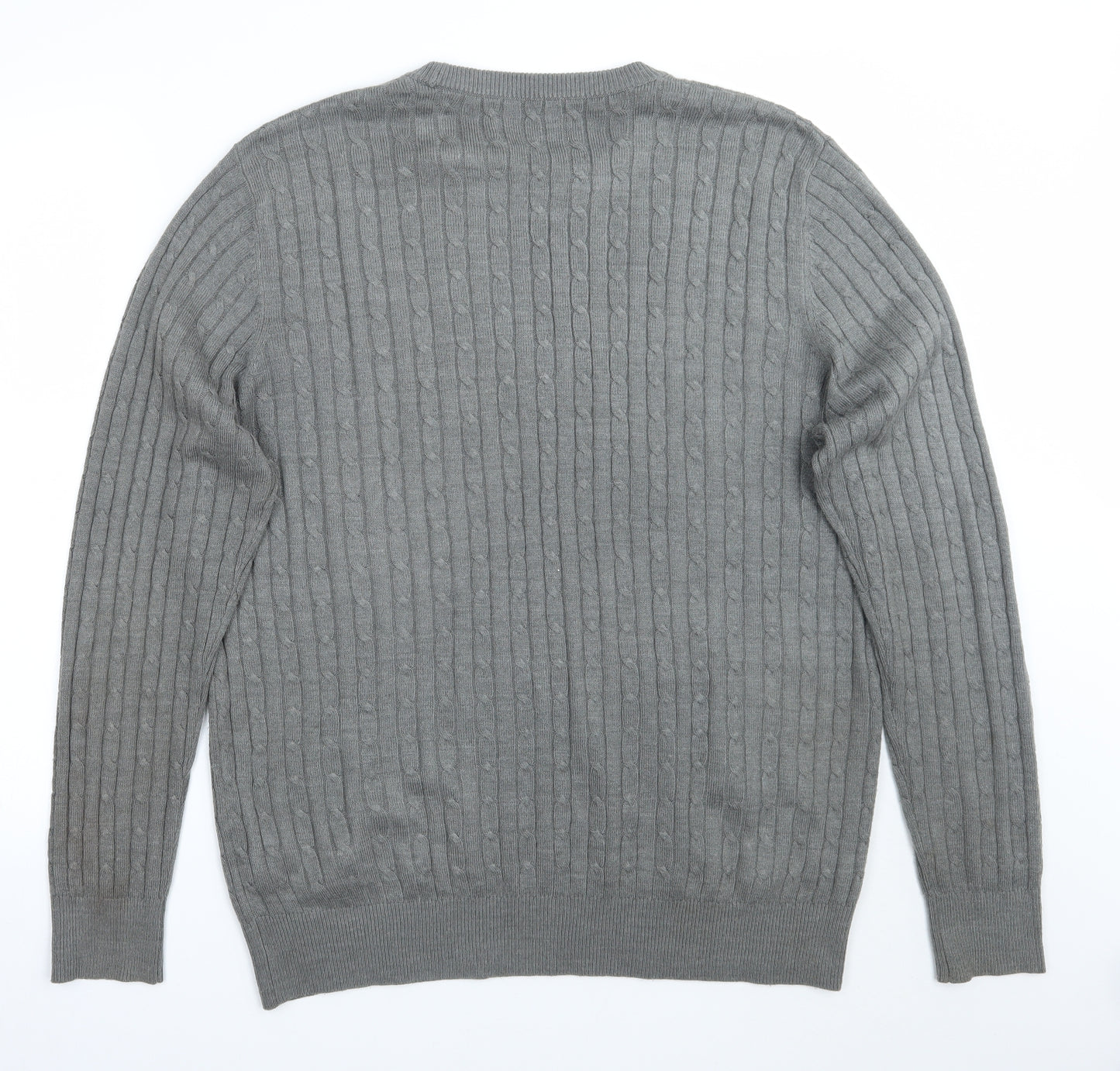 BHS Mens Grey   Pullover Jumper Size L