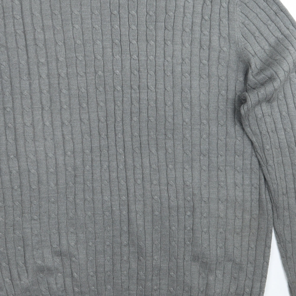 BHS Mens Grey   Pullover Jumper Size L