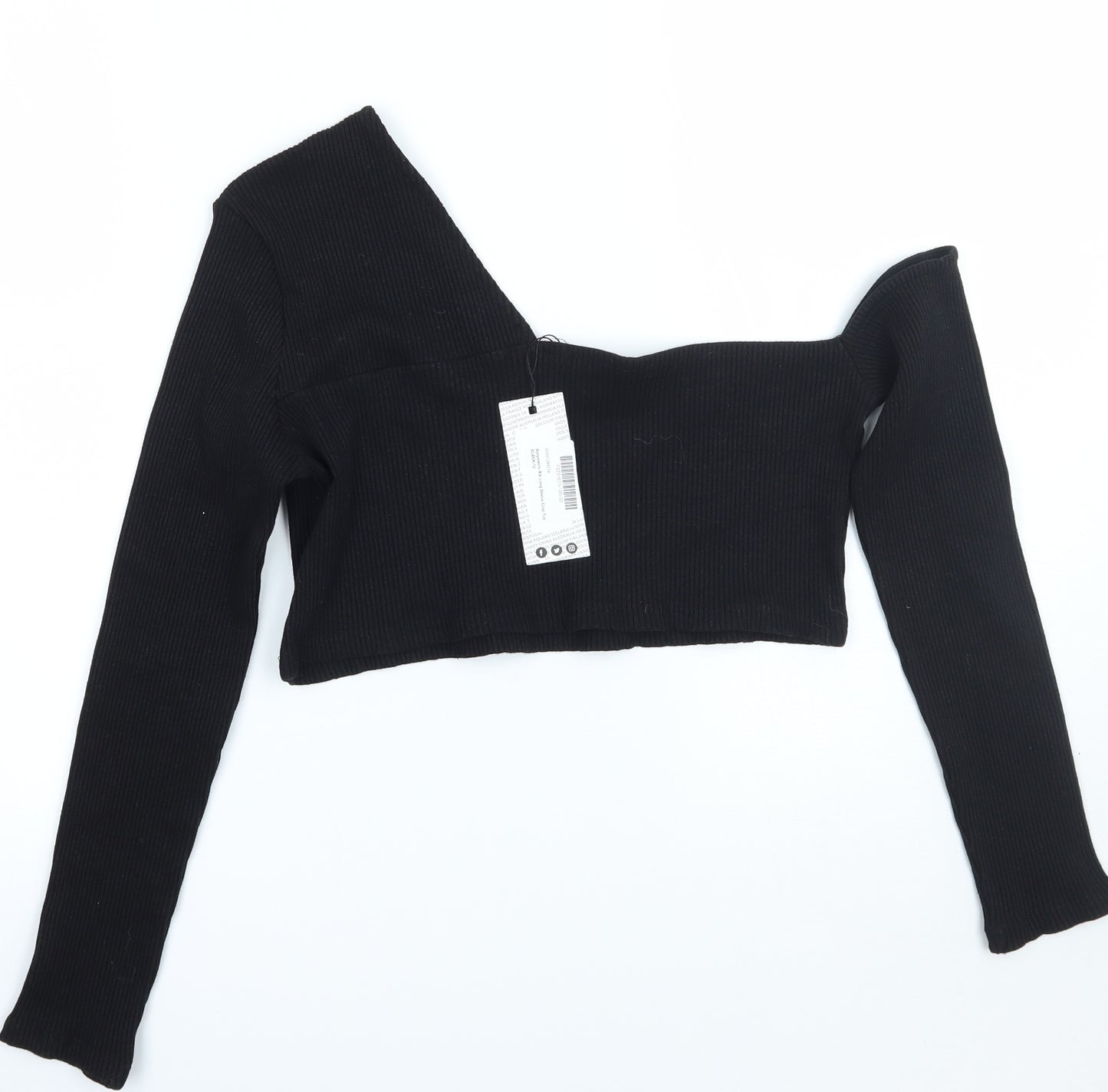 Boohoo Womens Black   Pullover Jumper Size 12