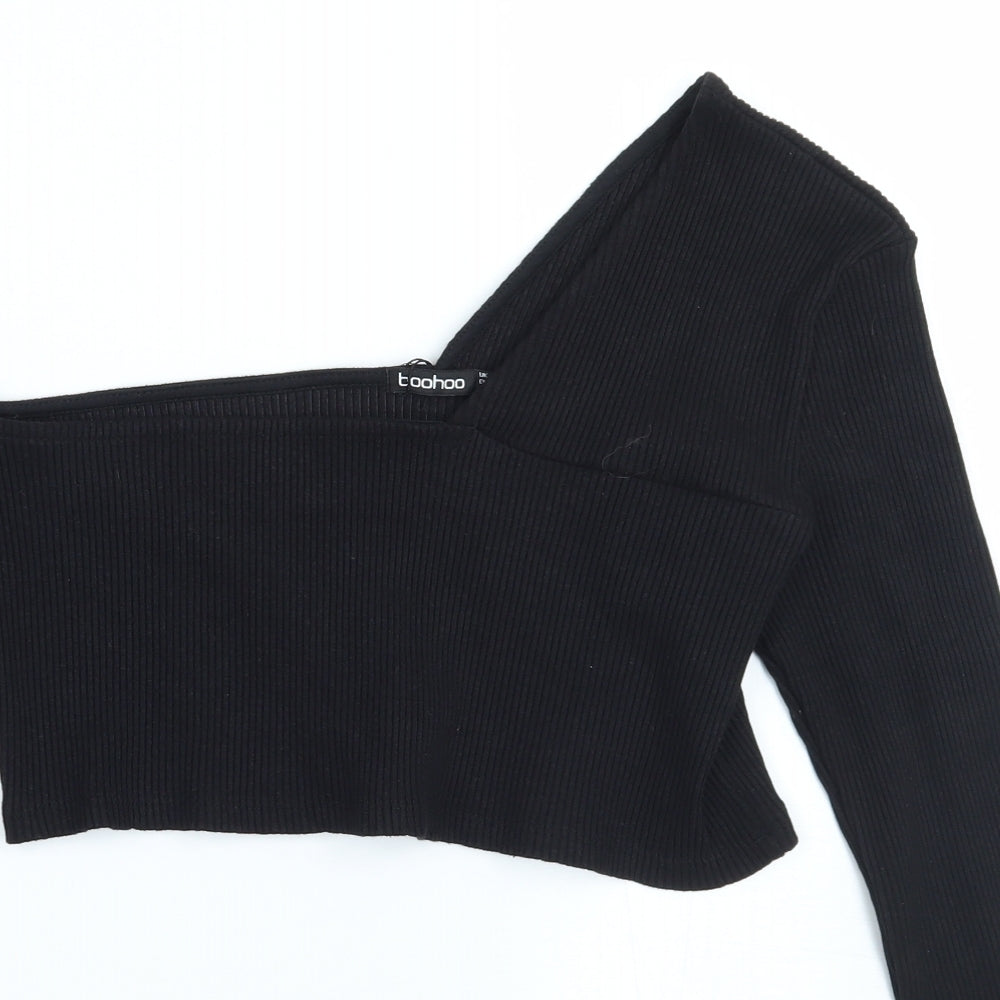 Boohoo Womens Black   Pullover Jumper Size 12