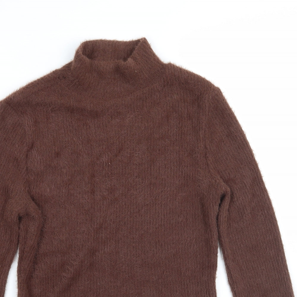 Zara Womens Brown   Pullover Jumper Size M