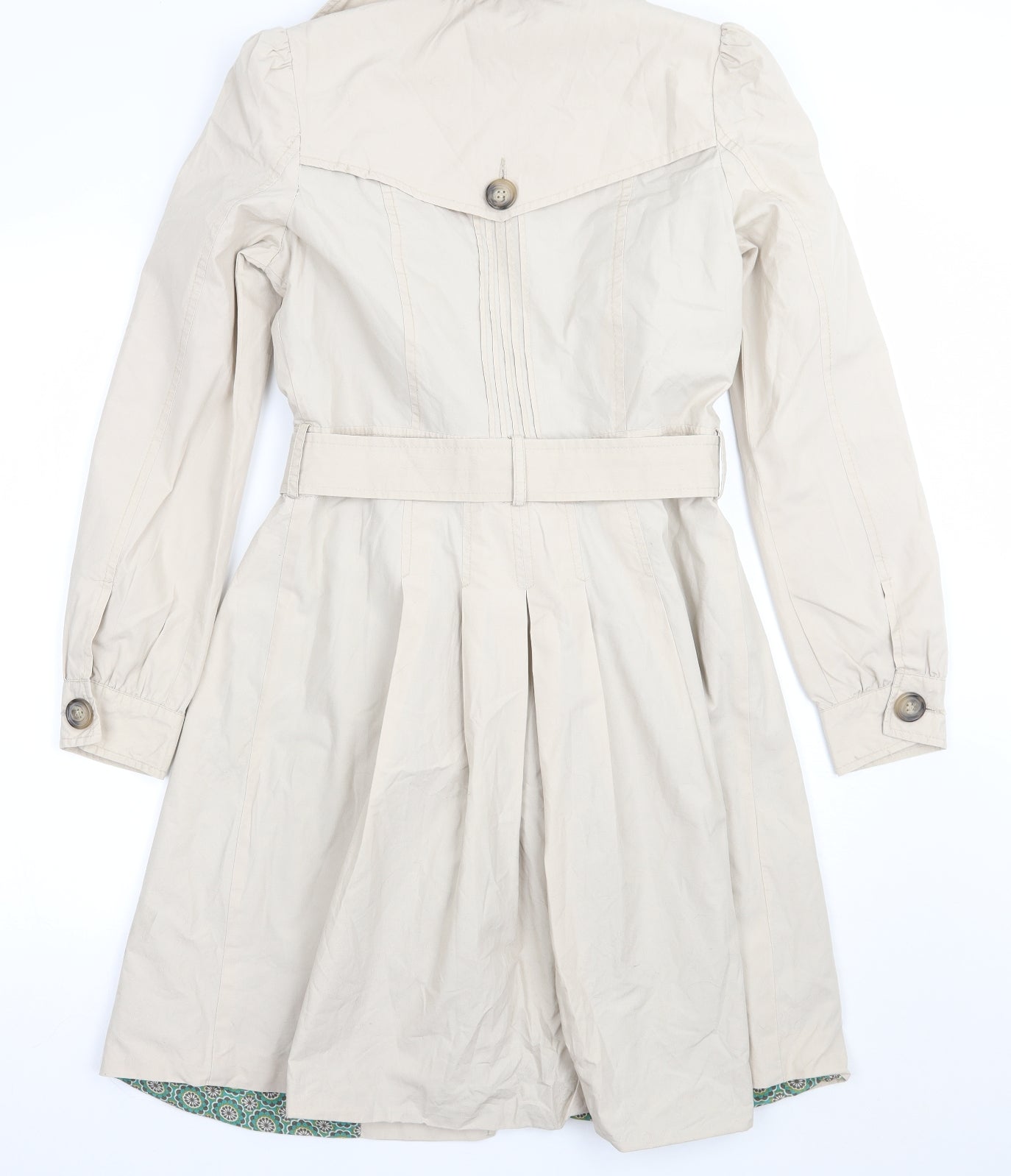 Primark Womens Beige   Jacket Coat Size 8