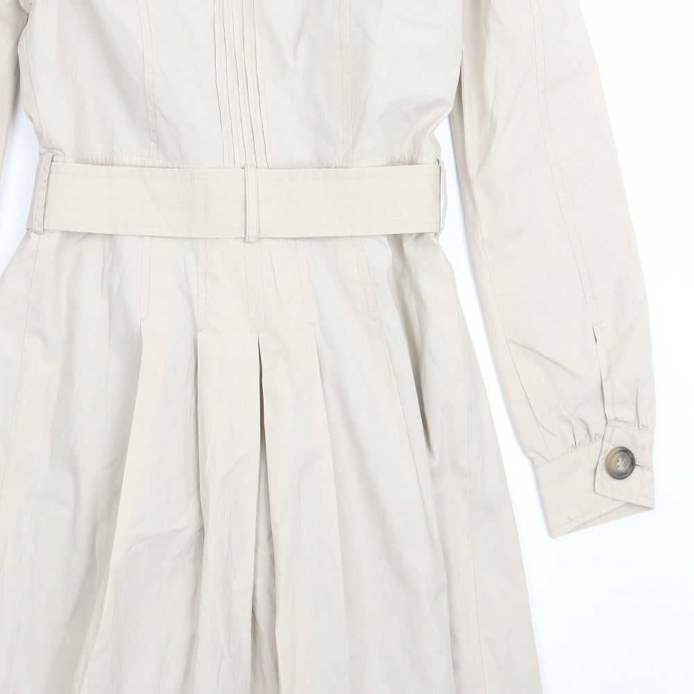 Primark Womens Beige   Jacket Coat Size 8