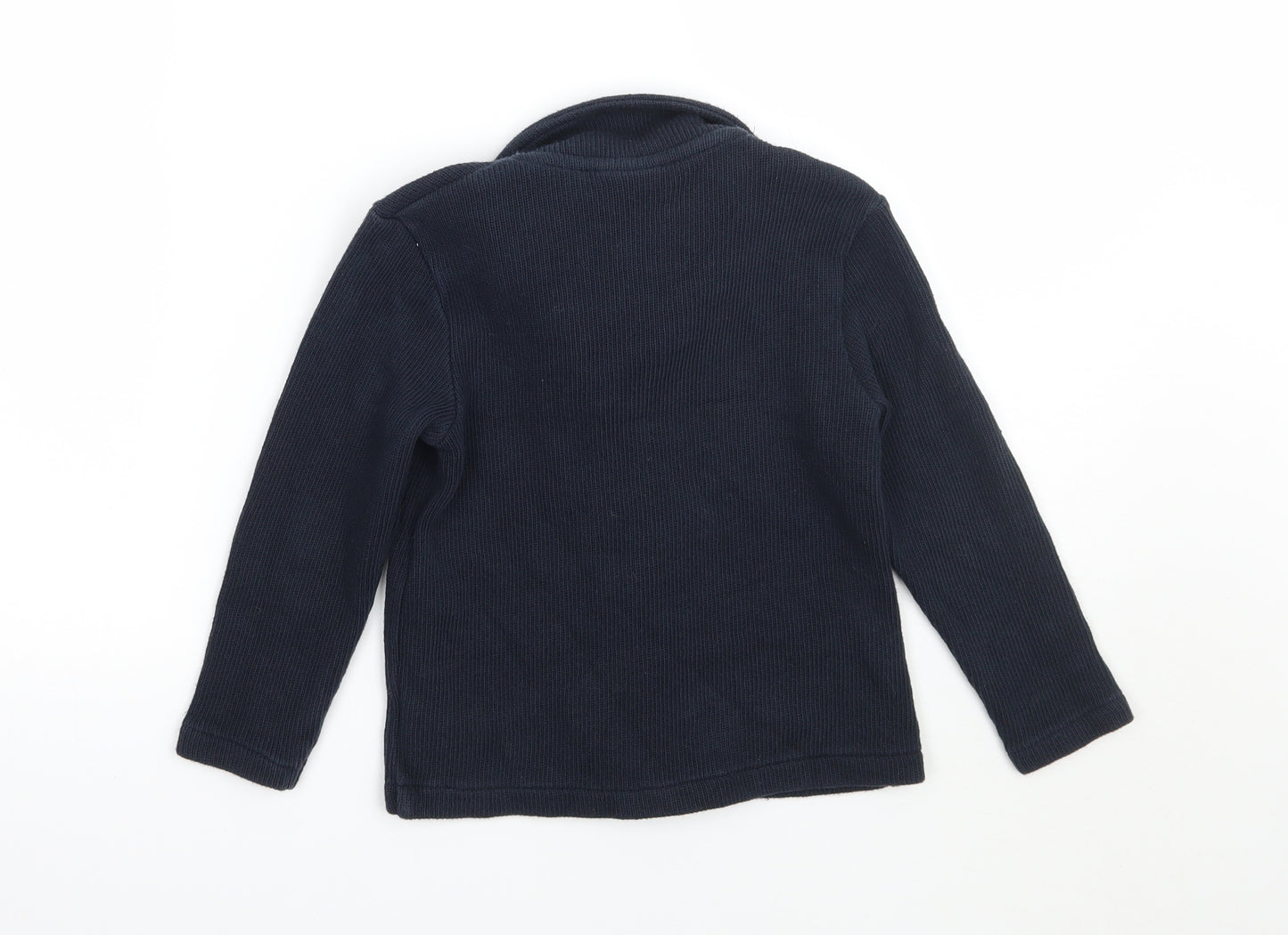 NEXT Boys Blue   Cardigan Jumper Size 4-5 Years