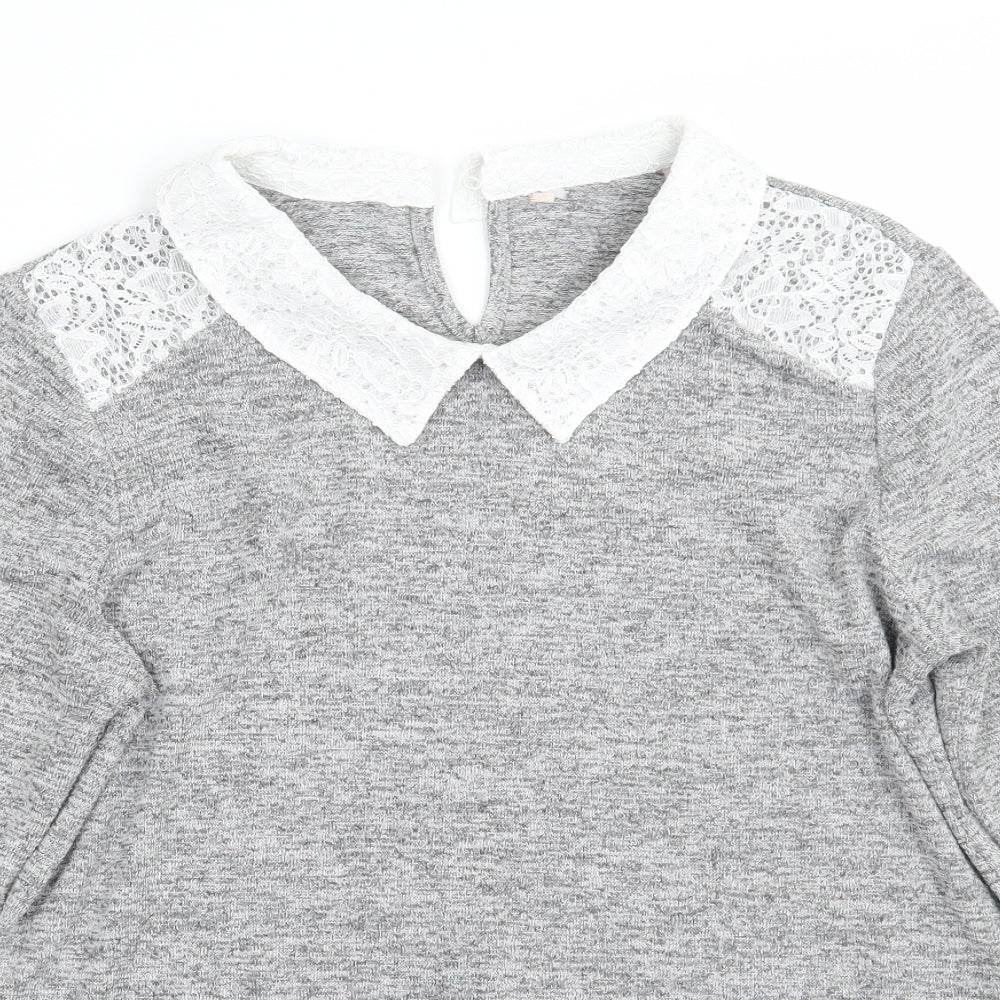 TU Womens Grey   Basic T-Shirt Size 14