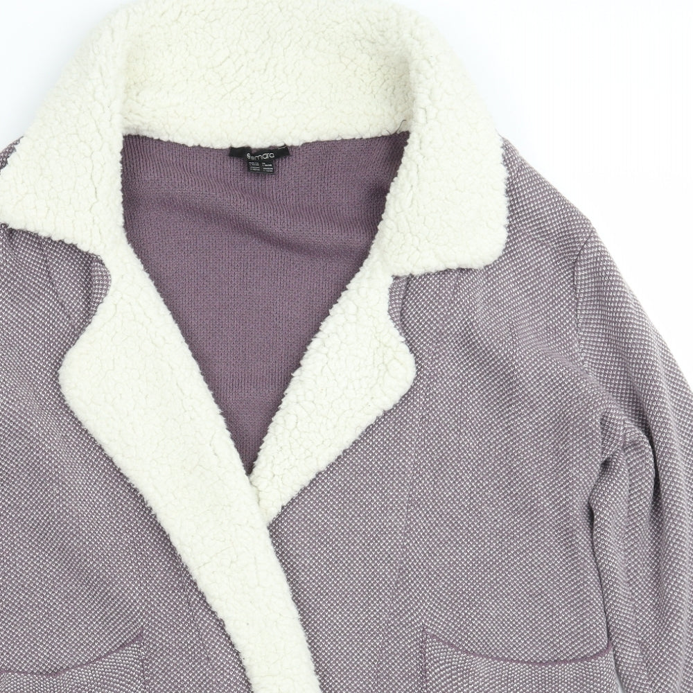 ESMARA Womens Purple   Jacket Coatigan Size 18