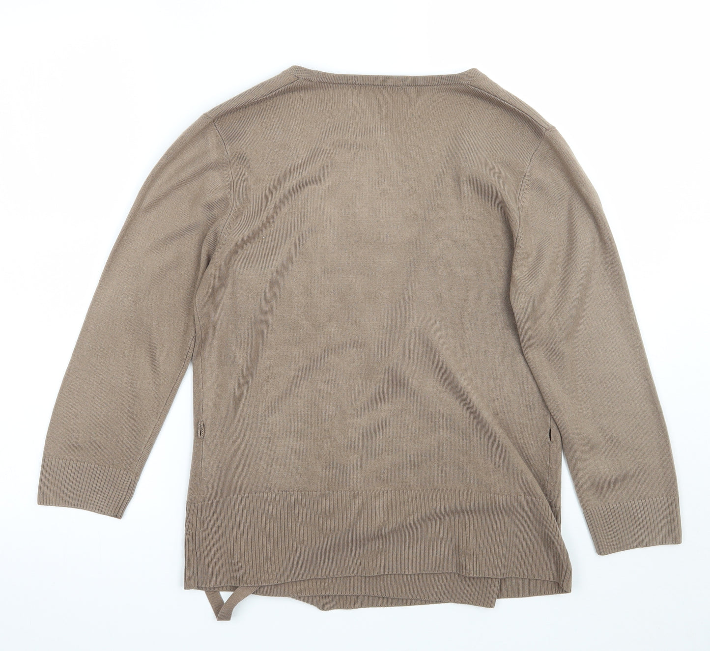 Marks and Spencer Womens Brown   Cardigan Jumper Size 14