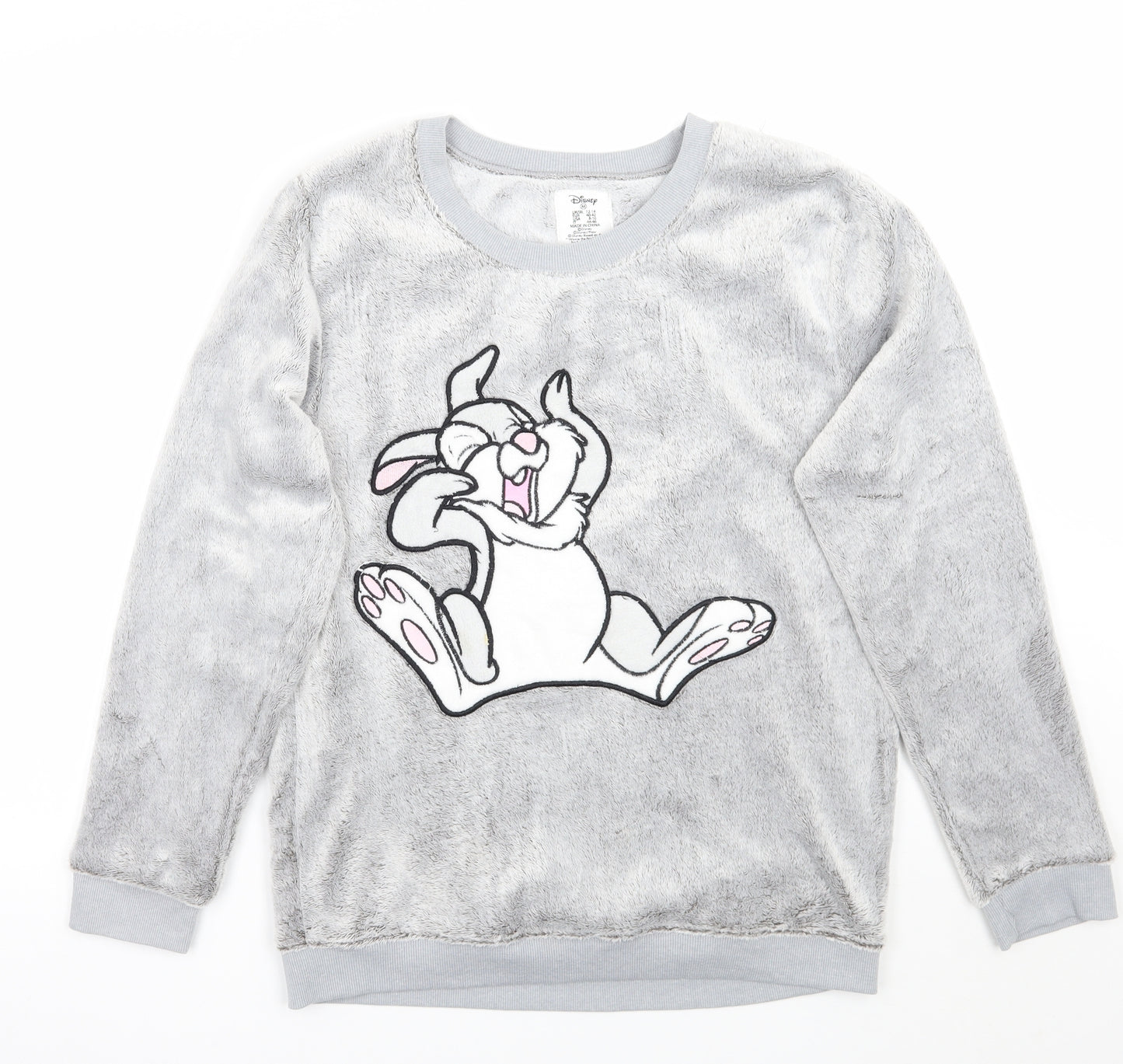 Primark Womens Grey  Rayon Top Pyjama Top Size L  - Disney