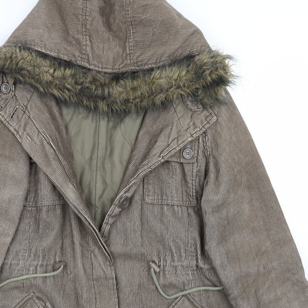 Newlook Womens Brown   Jacket Coat Size 18