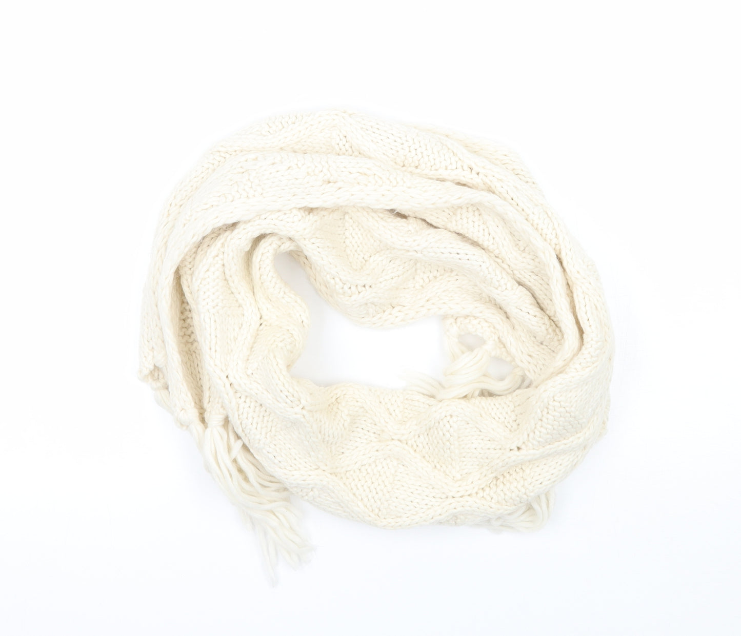 Preworn Womens Beige    Scarf