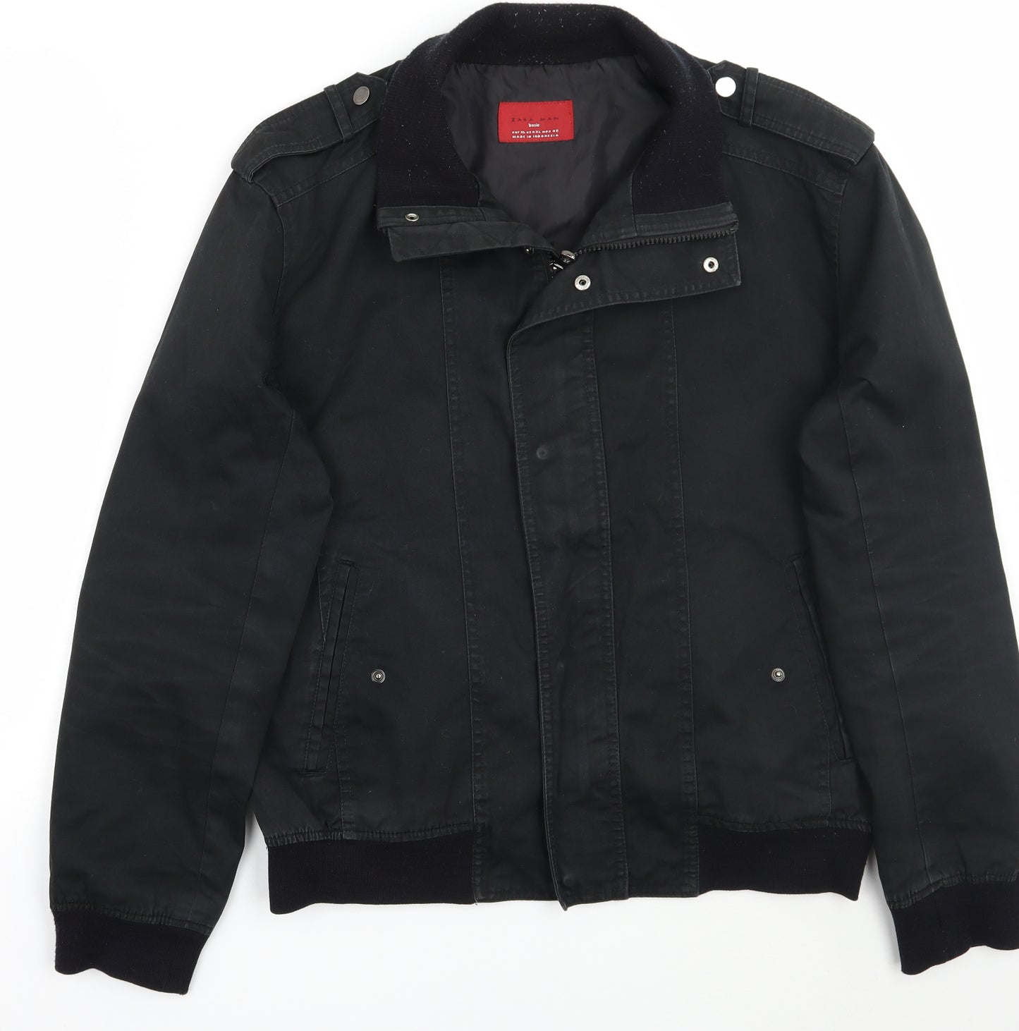 Zara Mens Blue   Jacket Coat Size XL