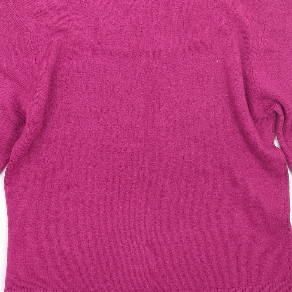 M&Co Womens Purple   Pullover Jumper Size M
