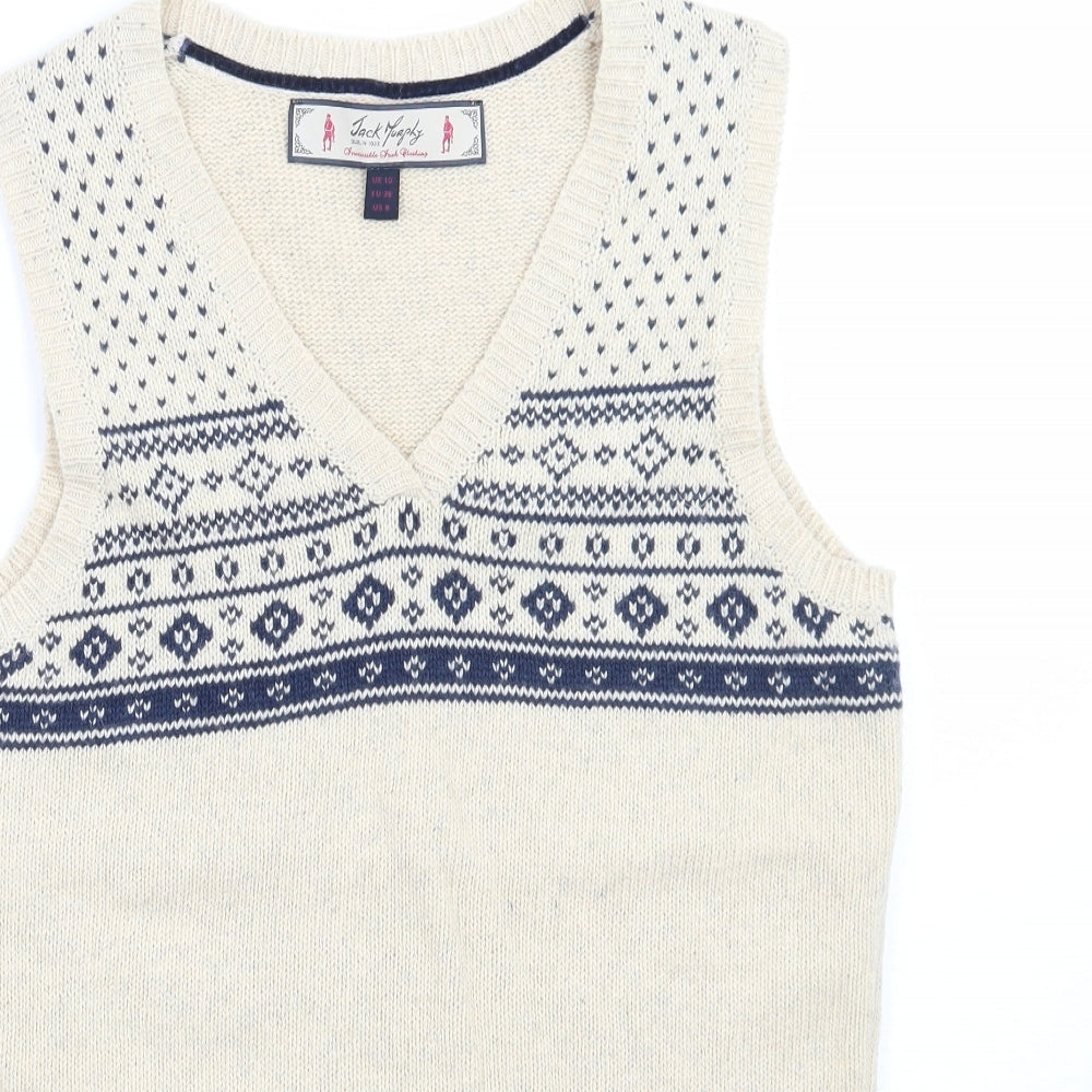 Jack turkey Womens Beige   Pullover Jumper Size 10