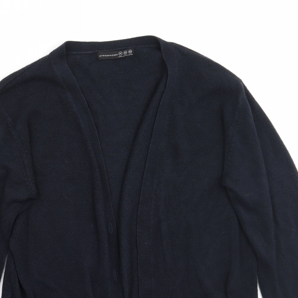 Primark Womens Blue   Cardigan Jumper Size 14
