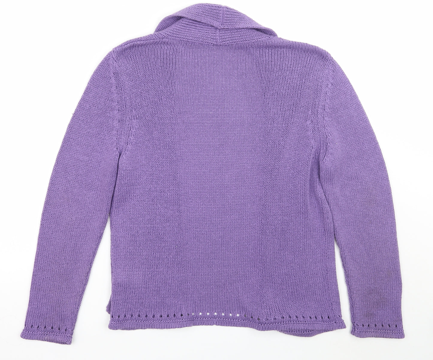 Marks and Spencer Womens Purple   Cardigan Jumper Size 12