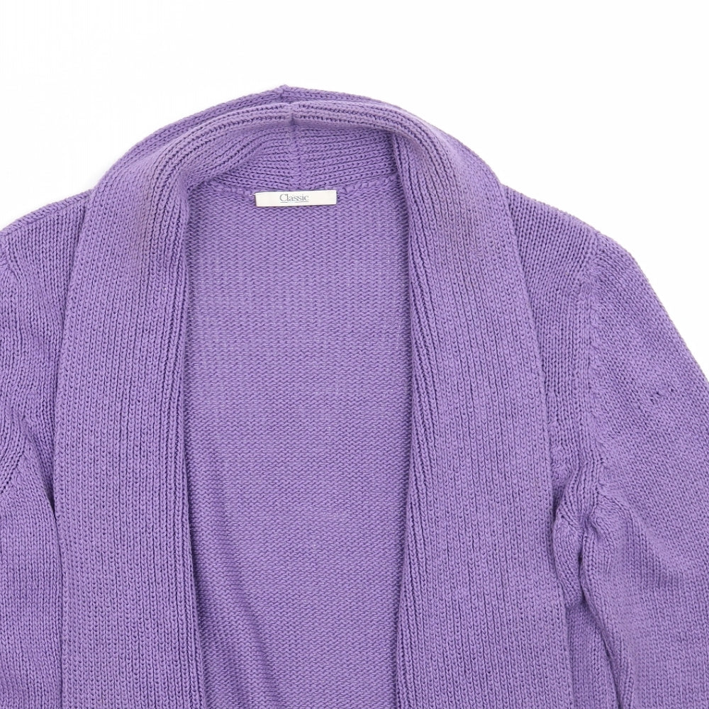 Marks and Spencer Womens Purple   Cardigan Jumper Size 12