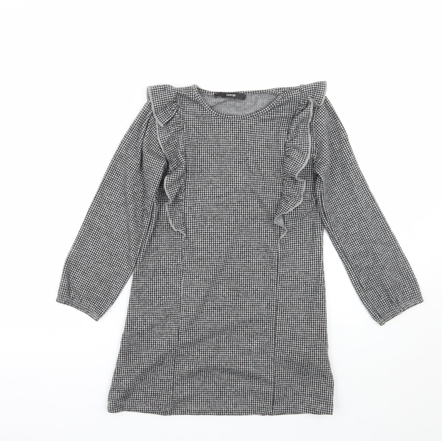 George Girls Grey   A-Line  Size 6-7 Years