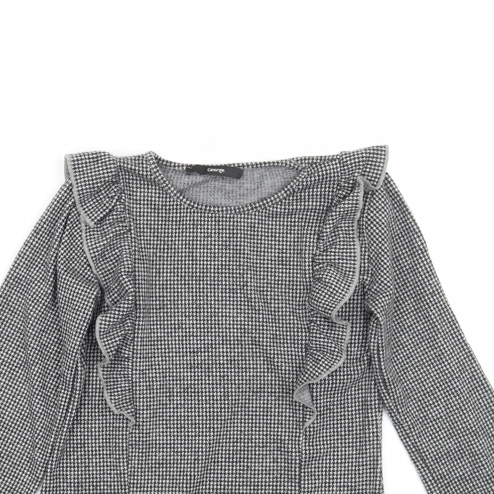 George Girls Grey   A-Line  Size 6-7 Years