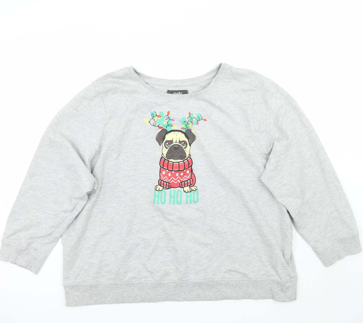 Studio Womens Grey   Pullover Jumper Size 20