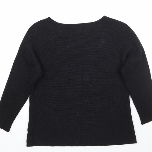 H&M Womens Black   Pullover Jumper Size M
