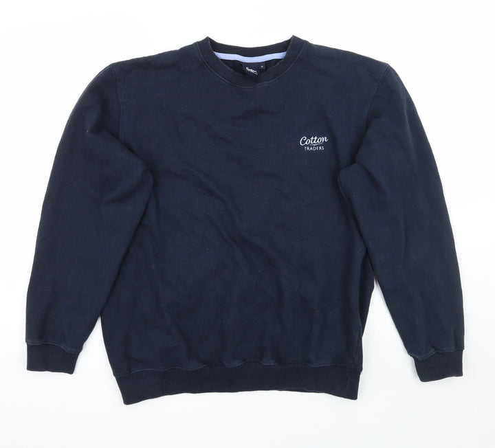 Cotton Traders Womens Blue Pullover Jumper Size M