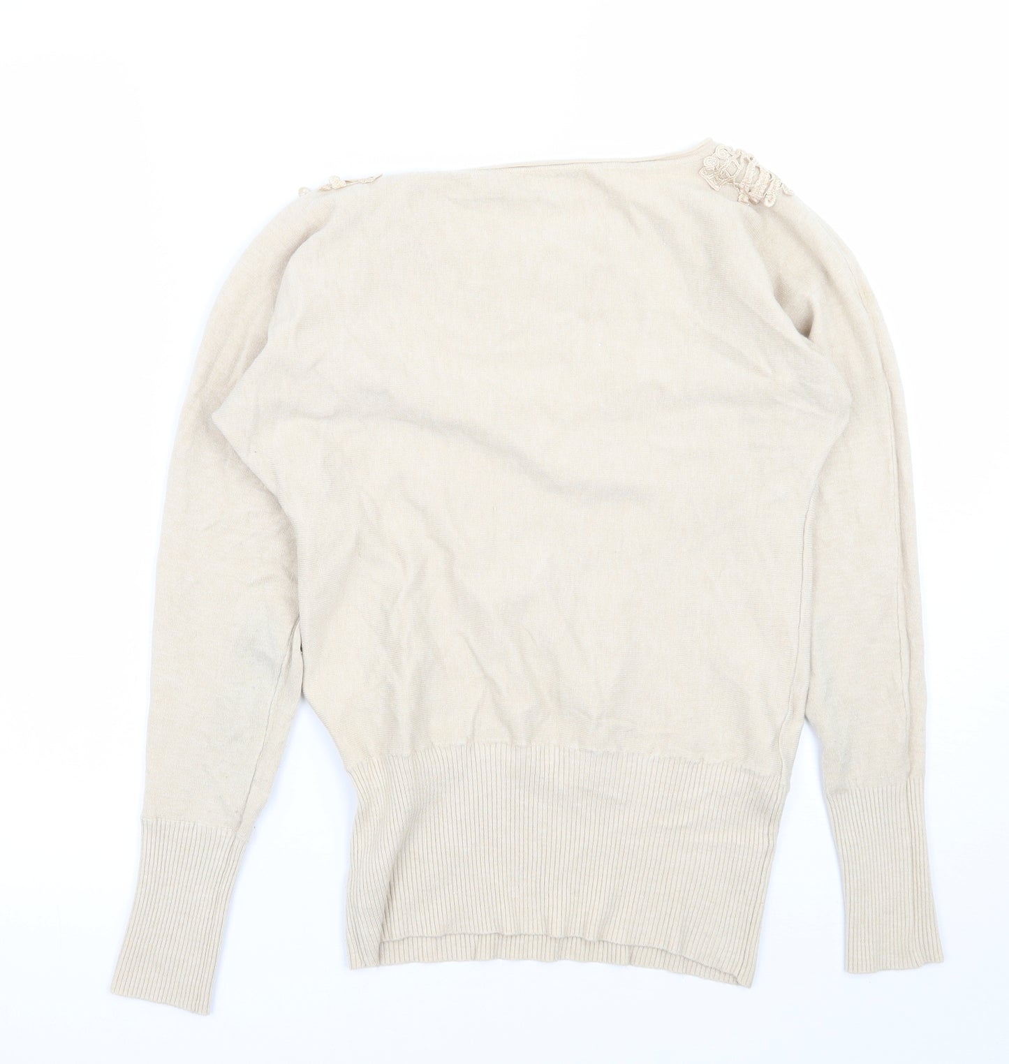 Kidaer Womens Beige   Pullover Jumper Size M