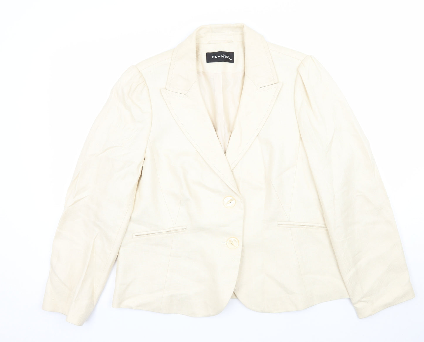 Planet Womens Ivory   Jacket Blazer Size 18