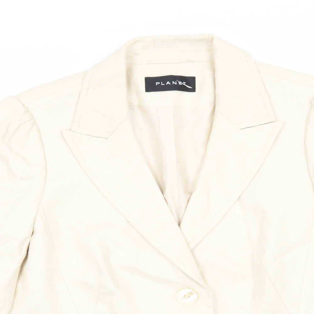 Planet Womens Ivory   Jacket Blazer Size 18