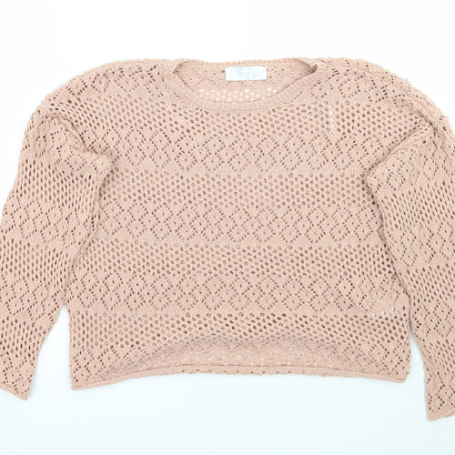 Primark Womens Pink   Pullover Jumper Size L