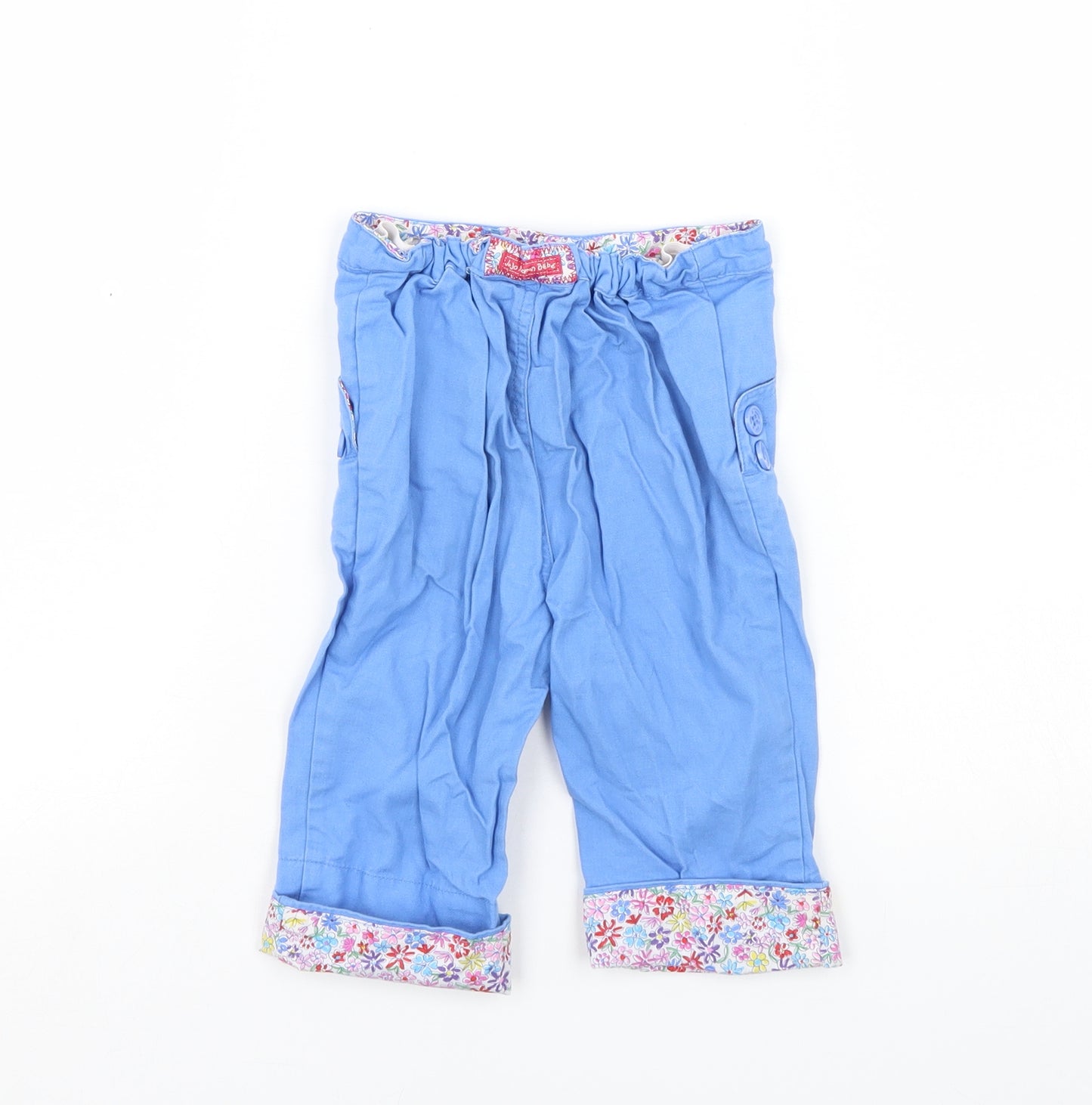 JoJo Maman Bébé Girls Blue    Trousers Size 3-4 Years