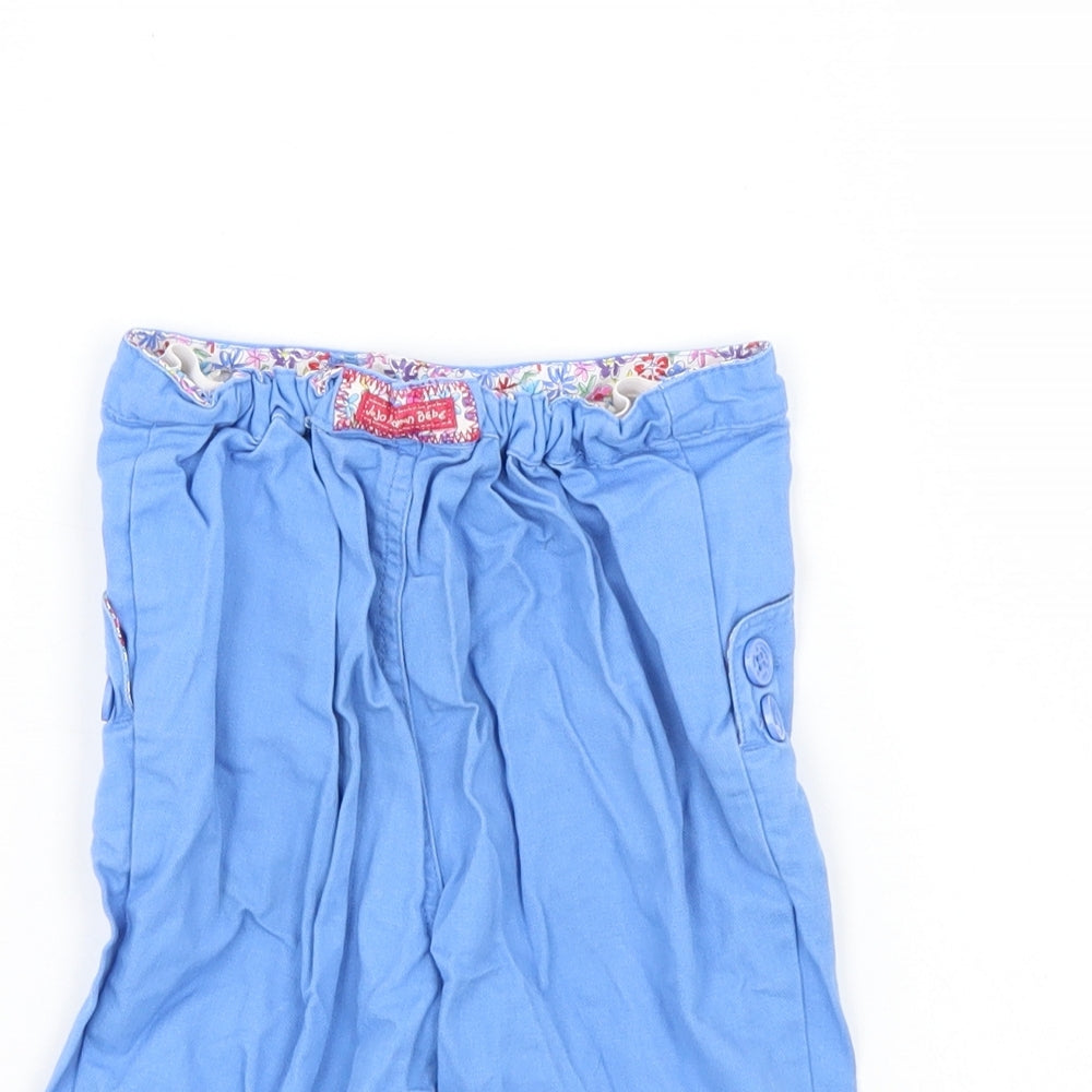 JoJo Maman Bébé Girls Blue    Trousers Size 3-4 Years