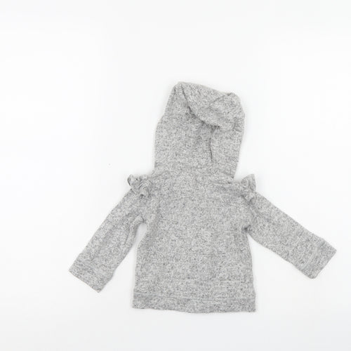 Fred & Flo  Grey   Full Zip Jumper Size 3-6 Months  - hoodie