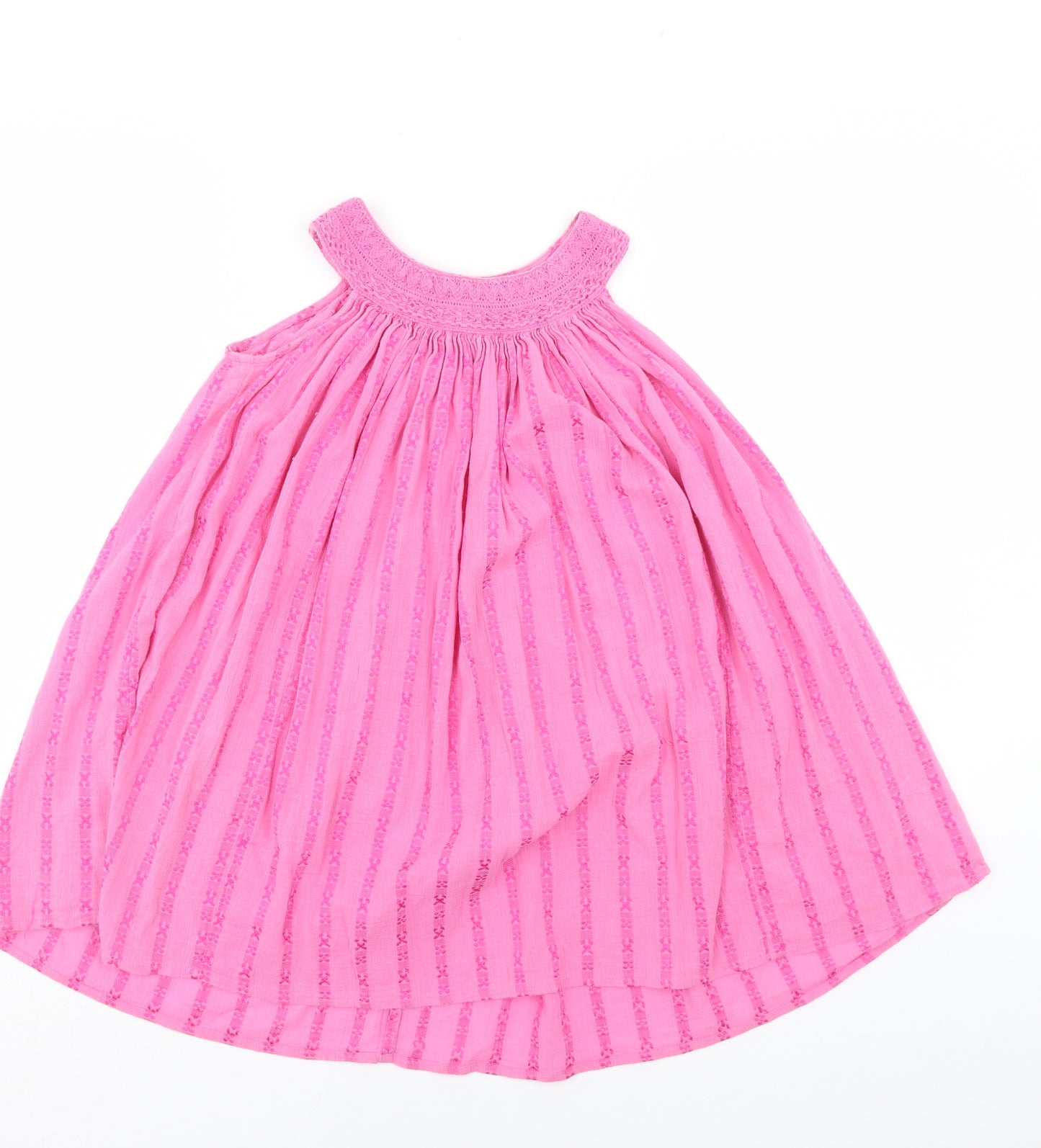Monsoon Girls Pink   Fit & Flare  Size 7-8 Years