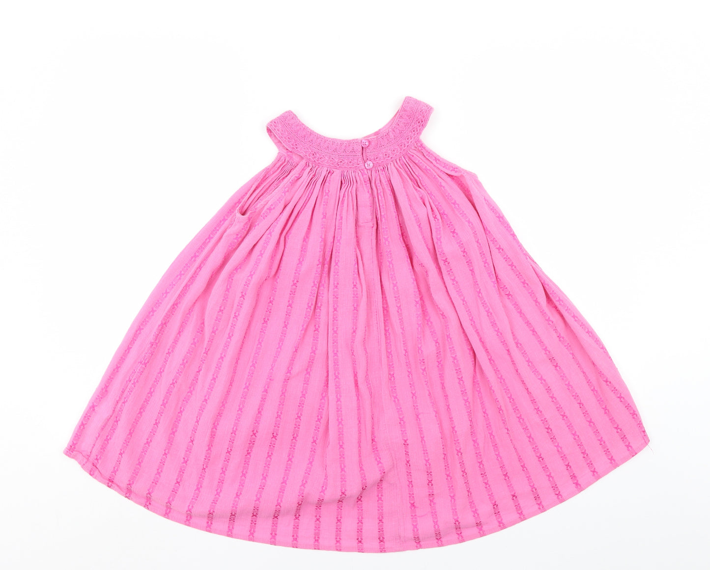 Monsoon Girls Pink   Fit & Flare  Size 7-8 Years