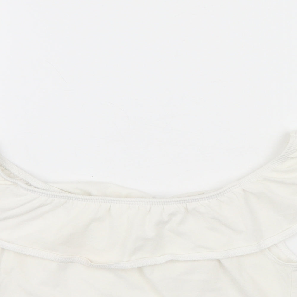 River Island Girls White   Basic Blouse Size 9-10 Years