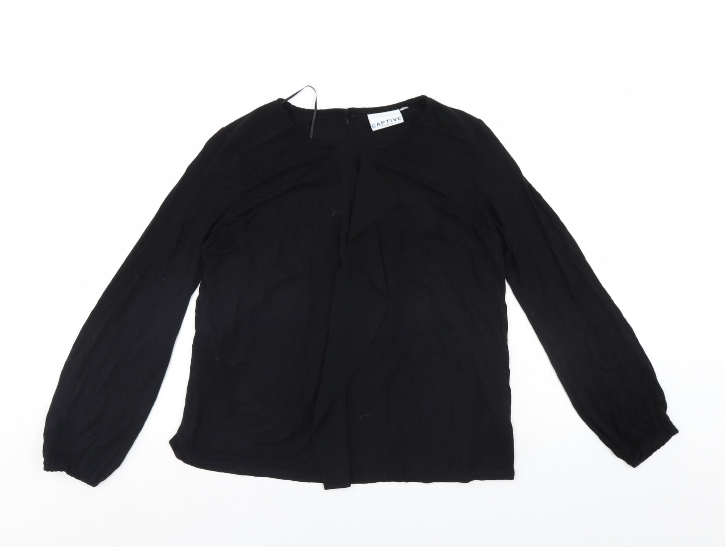 Captive Womens Black   Basic Blouse Size 12