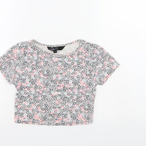 New Look Girls Multicoloured Floral  Camisole T-Shirt Size 9 Years