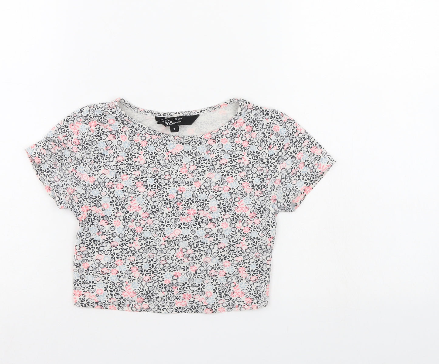 New Look Girls Multicoloured Floral  Camisole T-Shirt Size 9 Years