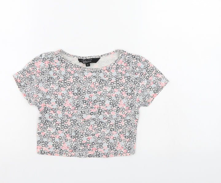 New Look Girls Multicoloured Floral  Camisole T-Shirt Size 9 Years