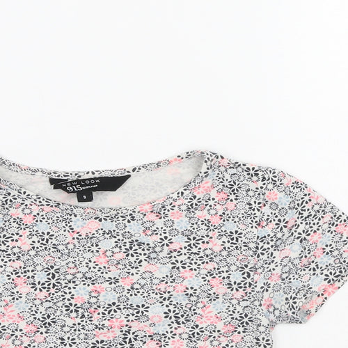 New Look Girls Multicoloured Floral  Camisole T-Shirt Size 9 Years