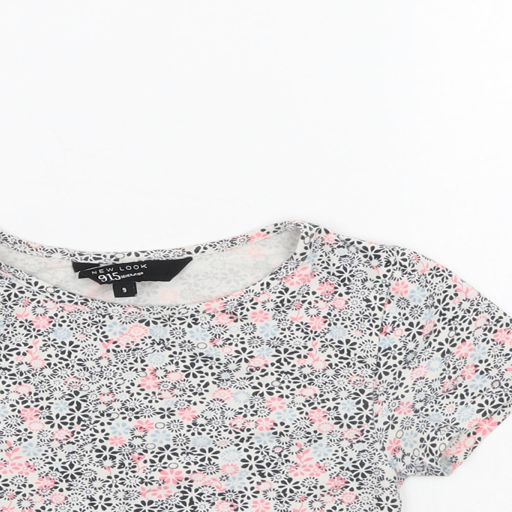 New Look Girls Multicoloured Floral  Camisole T-Shirt Size 9 Years