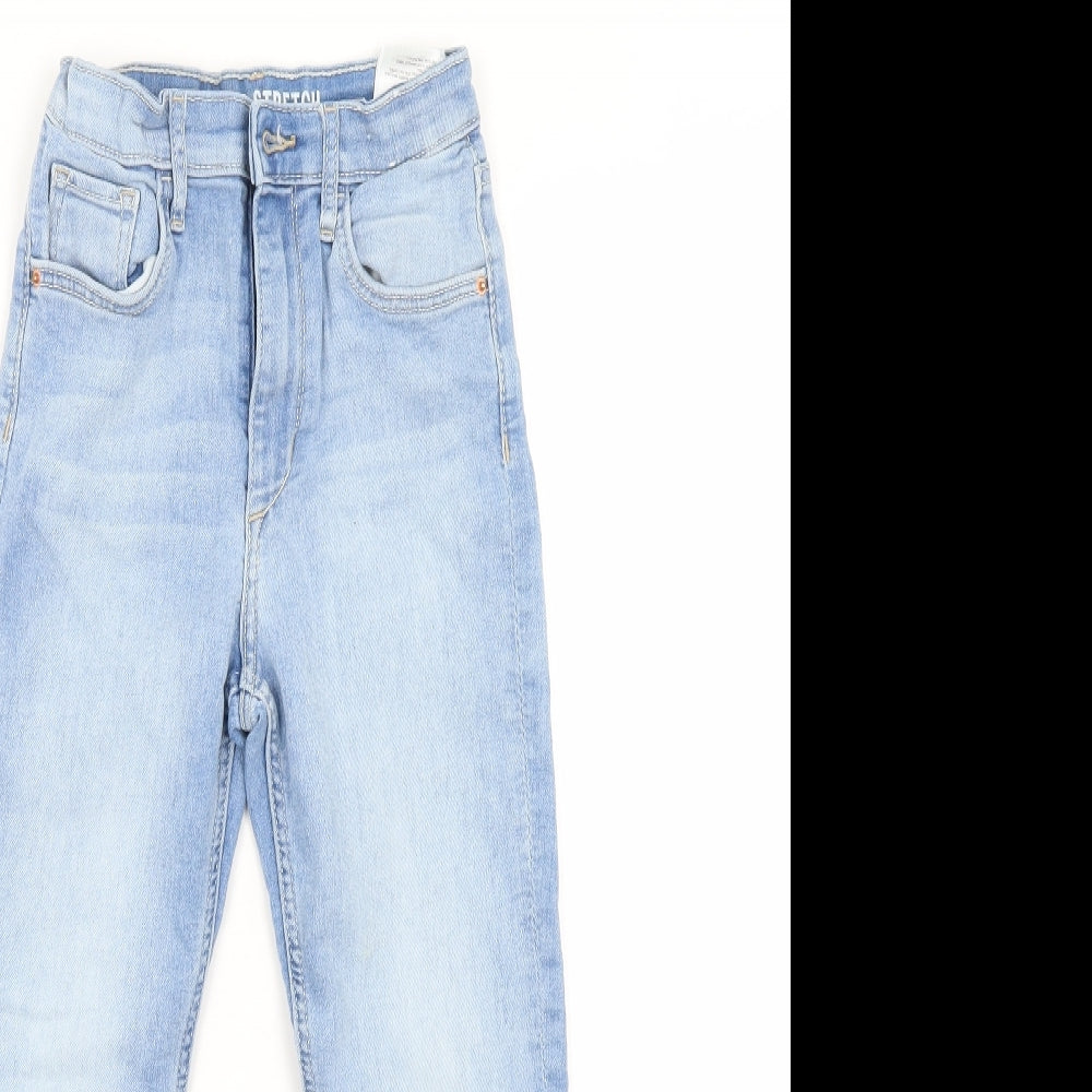 & Denim Girls Blue  Denim Skinny Jeans Size 9-10 Years