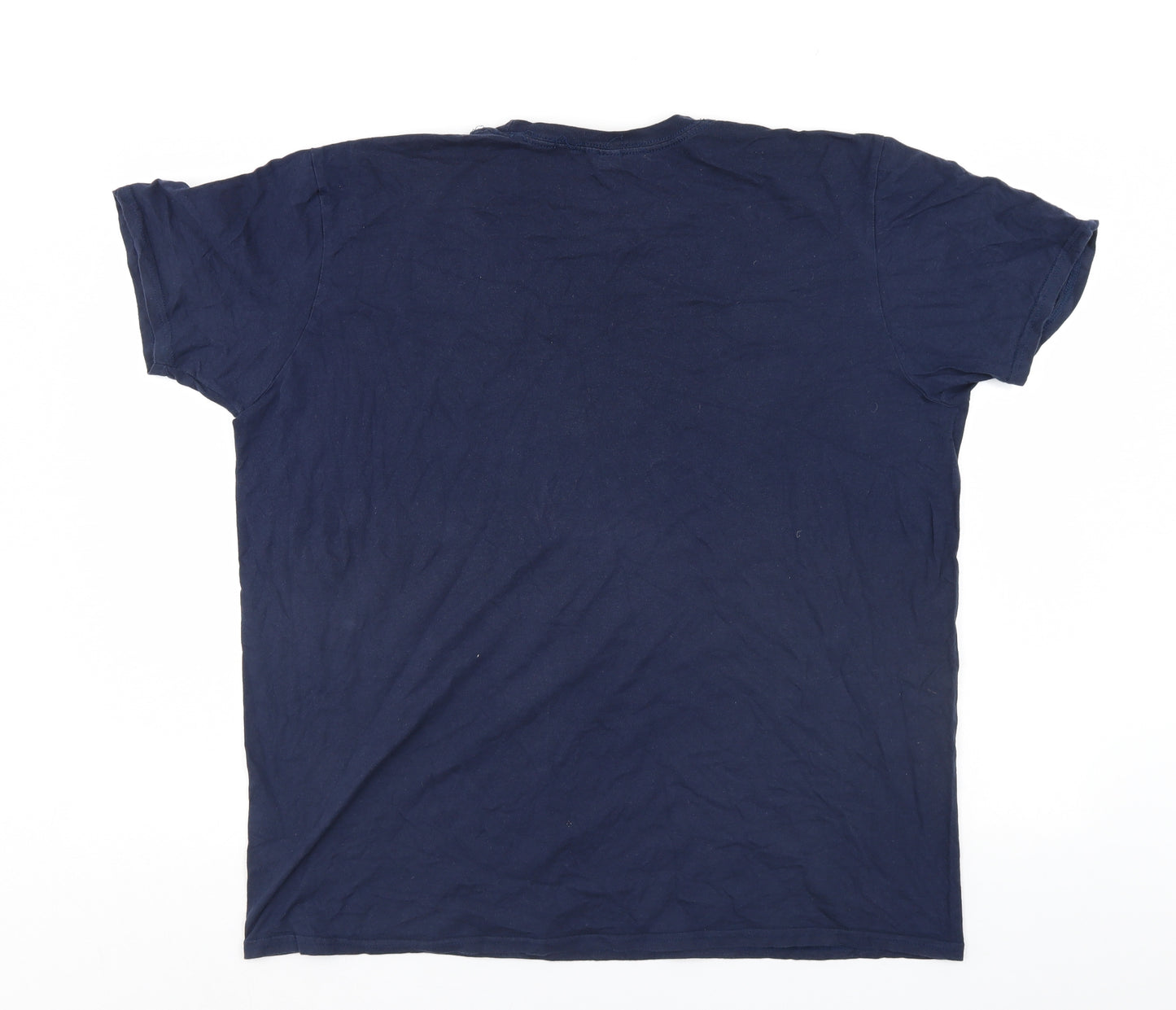 Gilden Mens Blue    T-Shirt Size XL