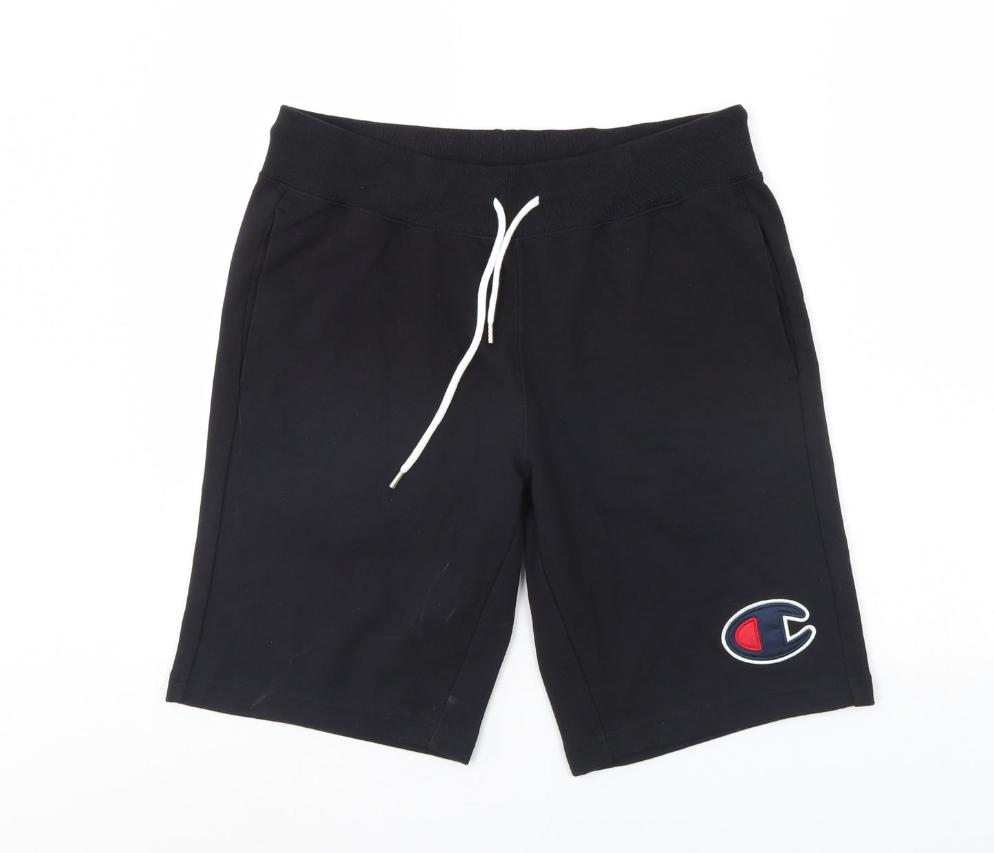 Champion Mens Black   Sweat Shorts Size L