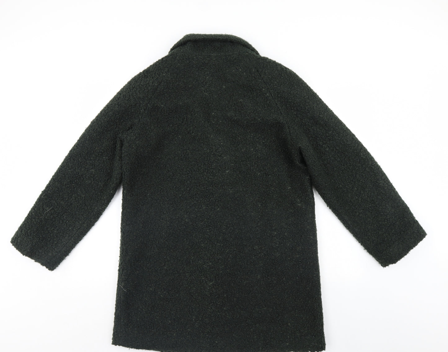 Classic Womens Green   Overcoat Coat Size 14