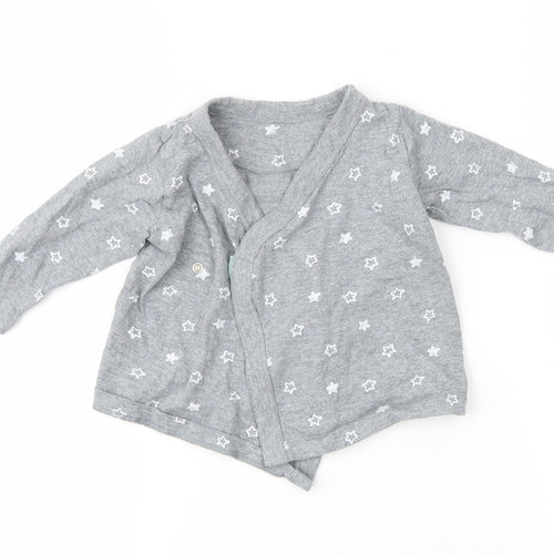 M&S Baby Grey Spotted  Basic T-Shirt Size 3-6 Months