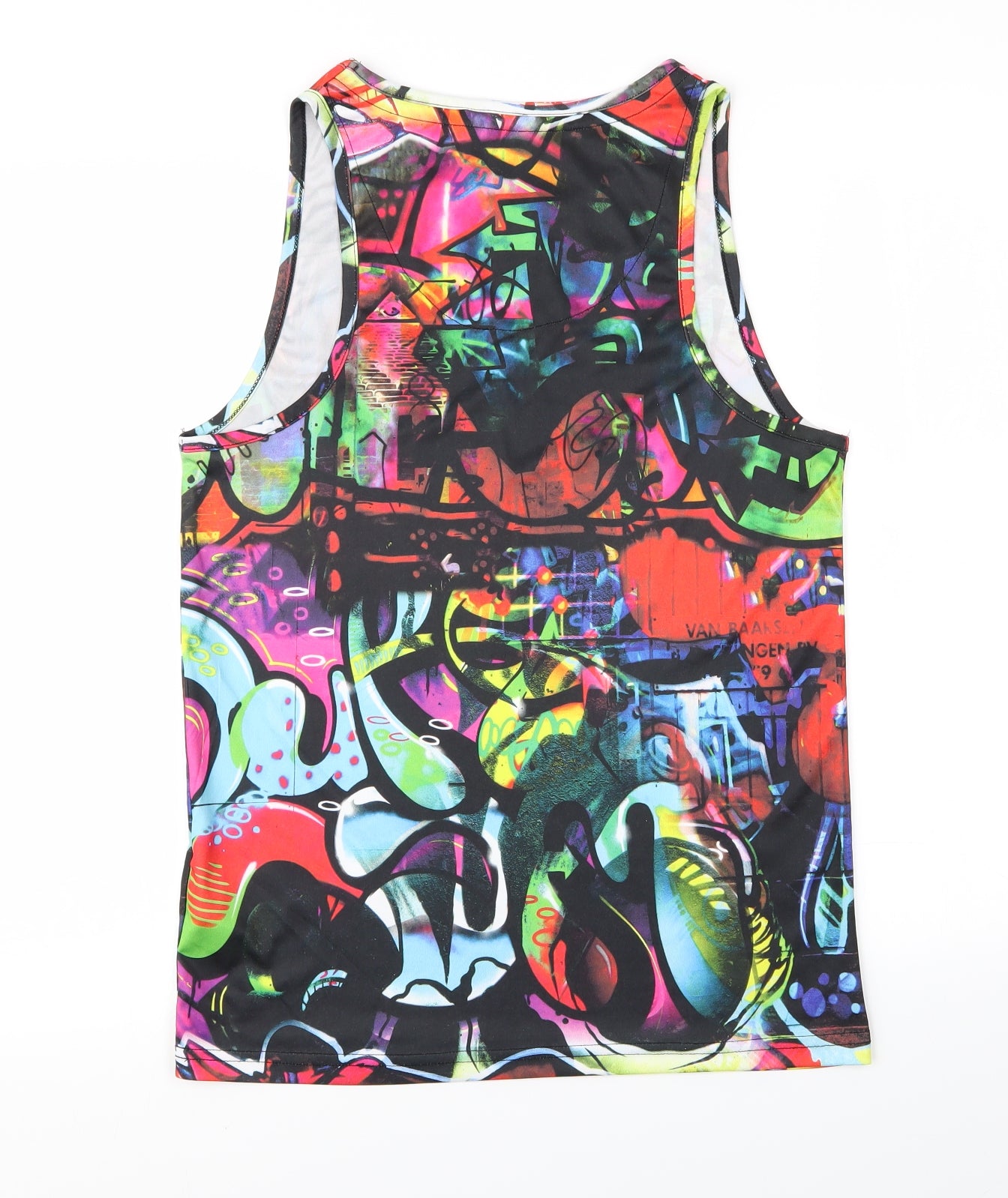 Sonneti Boys Multicoloured   Basic Tank Size 14-15 Years  - Graffiti Print