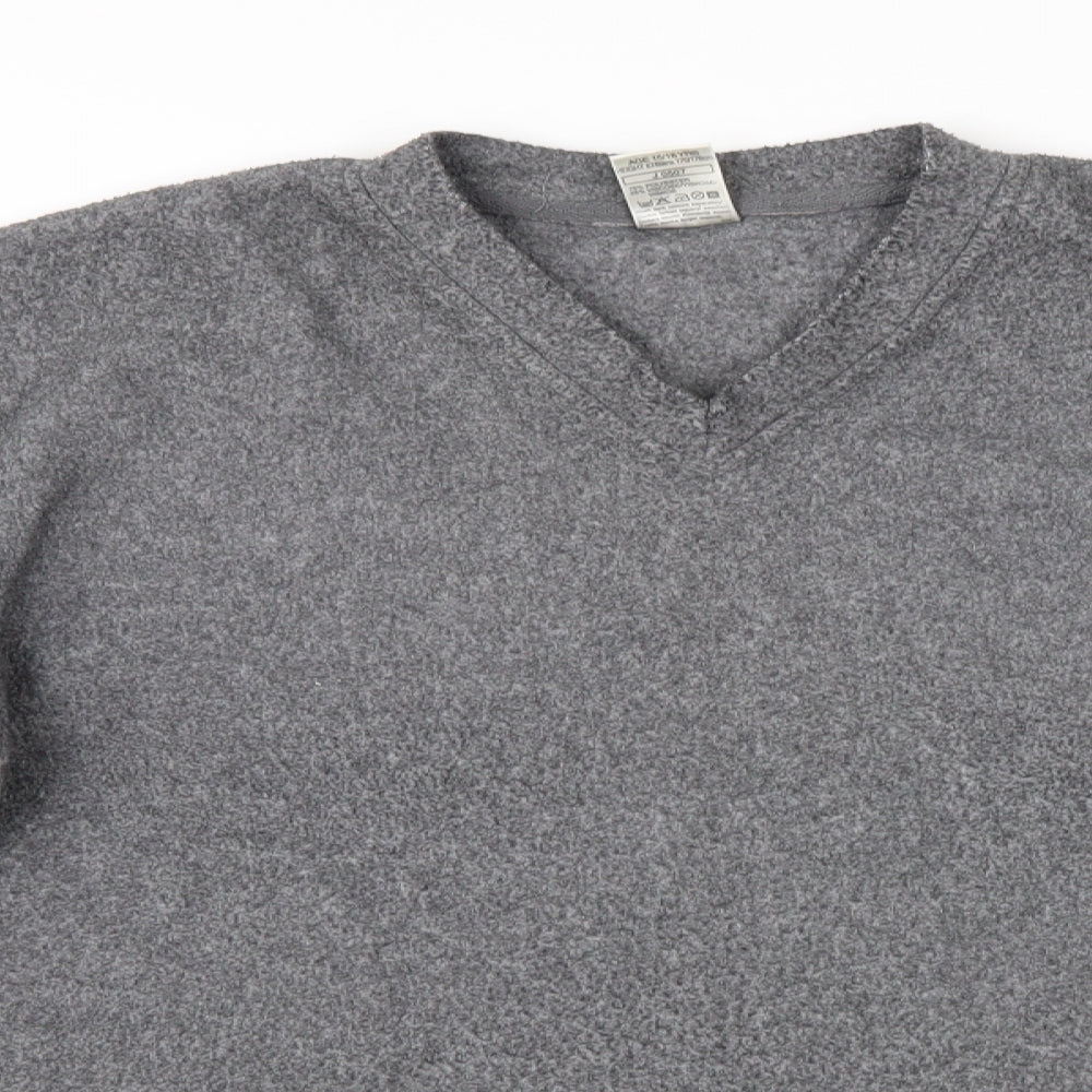 Preworn Boys Grey   Pullover Jumper Size 15-16 Years